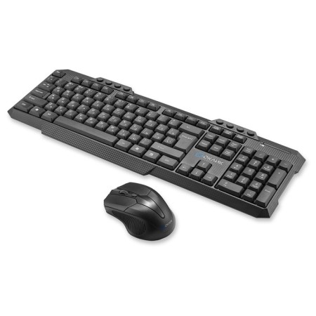 Keyboard + Mouse Rickle 205MK Claw: Black Mouse: Black USB Wireless Multimedia (1546786) 102943