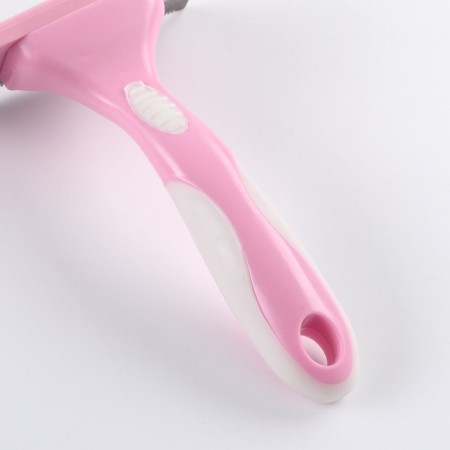 A big chef, a blade 10 cm wide, pink-3