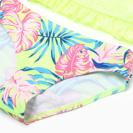 Separate swimsuit for girls, light color, height 104-110 cm-2