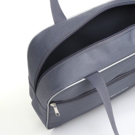 Sports bag, textura, small size, color gray color-4