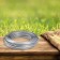 Smooth artificial rattan 8 mm 100 m crescent (silver metallic)