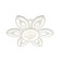 LED ceiling LED with Ambrella Light, Original, Fa462, 6XLED, 97 W, 7275LUM, 3000-6400K, Gray Color.