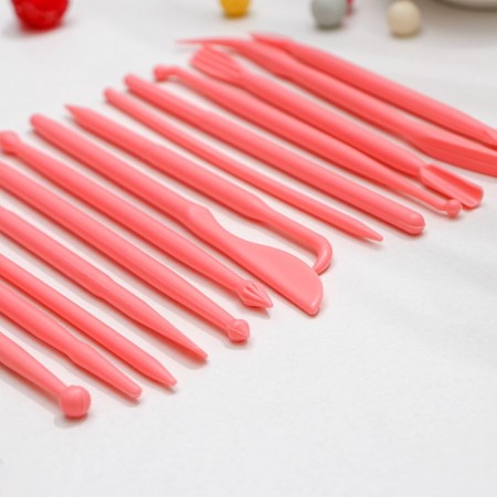 Set for modeling confectionery jewelry of the share, 14 pcs, 12 × 0.5 cm, color mix-1