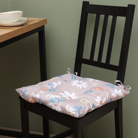 Siddle on the chair Ethel "Flowers" centers, 40x40 cm, 100% p/e-3