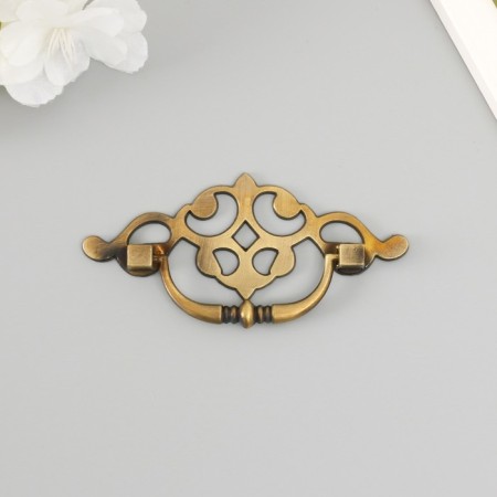 Handle for the casket Metal "patterned" for copper 3.8x9.5 cm-1