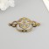 Handle for the casket Metal "patterned" for copper 3.8x9.5 cm