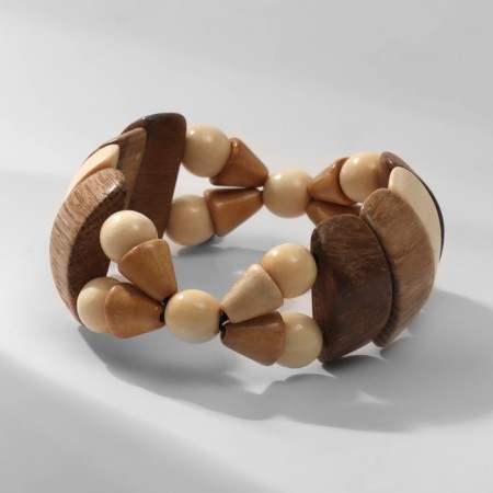 Handmade bracelet, wooden "bird", d = 5 cm-1
