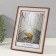 Photo frame plastic 15x20 cm "Abstraction of lines on white" coffee 1.5x18.6x23.6 cm