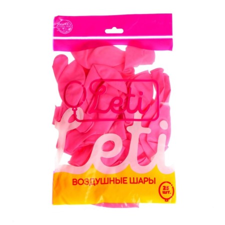Latex ball 12 ", pastel, set 25 pcs., Pink color-2