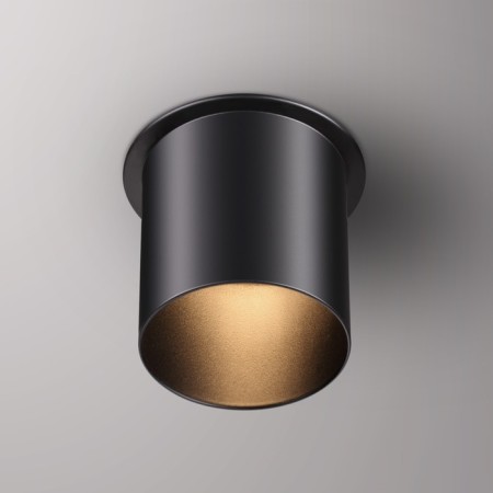 Lamp built -in Novotech. Butt, 50W, GU10, 78x68x68 mm, black color-3