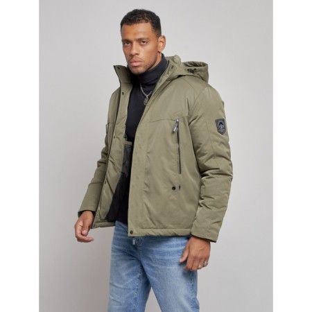 Sports male winter, size 58, khaki color-7