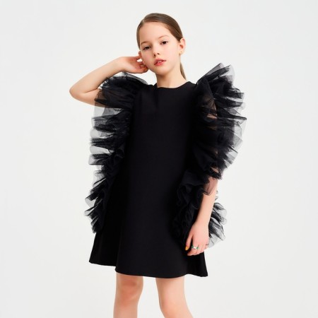 Платье для девочки MINAKU: PartyDress цвет чёрный, рост 110-5