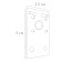 Connector-Ground-linen for the ARTE LAMP Linea-CCCESSORES A482006, 0.3x2.5x5 cm, black