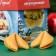 Sanding cookies with youth predictions "Miracles fly to you!", Red, 35 g, 5 pcs