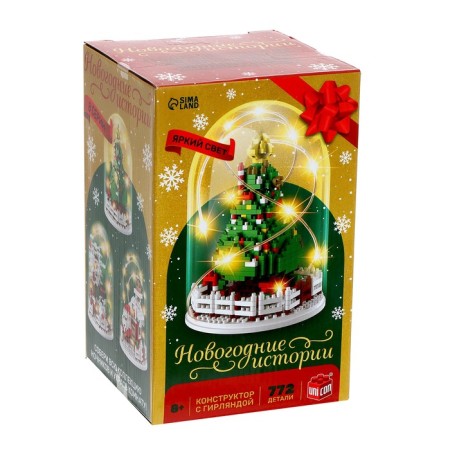 Designer "New Year stories", garland, batteries, 772 details-1
