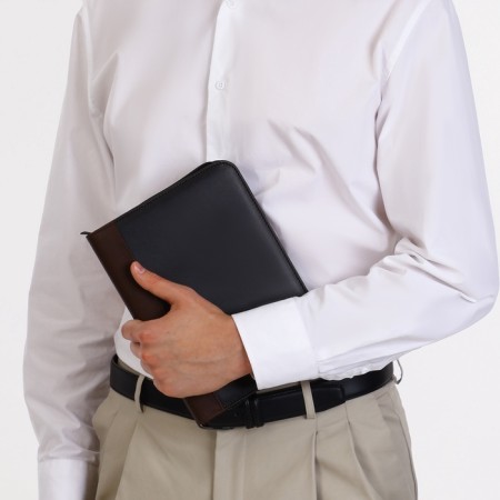 Folder for documents, a5, black/brown color-2