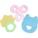 A set of silicone teethers “for the baby”, with a rattle, 3 pcs., I crush me