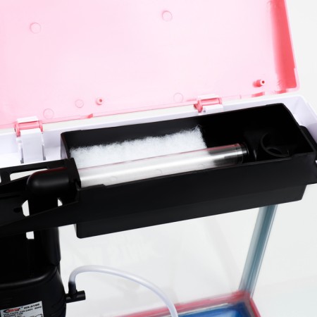 The Seastar HX-318F Aquarium includes: LED lamp 7 modes, filter, 18 l, red-5