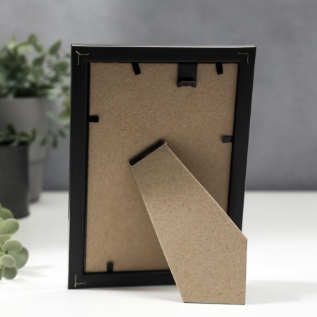 Photo frame plastic 10x15 cm silver (112)-3