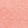 Tainted towel "Plait", Coral color, 30x70 cm