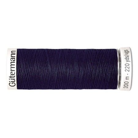 SEW-HALL thread for all materials, 200 m, 748277 (387 ink-black)