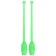 Bulas for rhythmic gymnastics inserted Grace Dance, 35 cm, green color