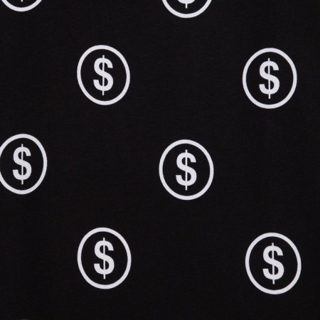 Pajama men's kaftan "money" R.56, black-6
