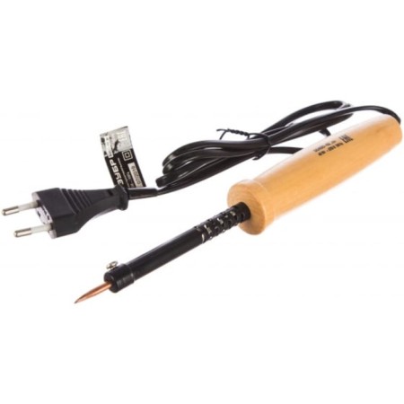 Soldering iron bison master, wooden handle, durable sting, 40 watts, 220 B