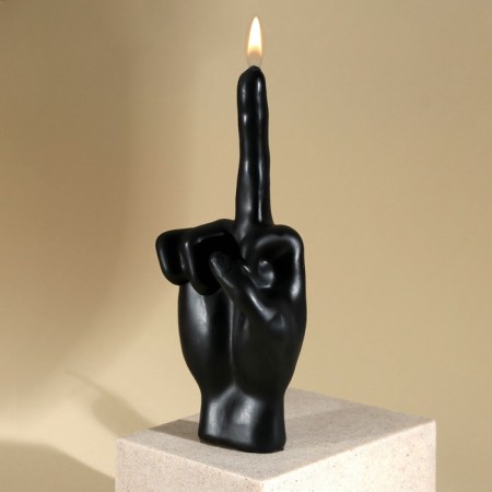 Formation candle "F*ck you", black-2