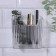 Organizer for storage "Cristal", hinged, 1 section, with adhesive hooks, 11.5 × 8 × 11 cm, the color is transparent