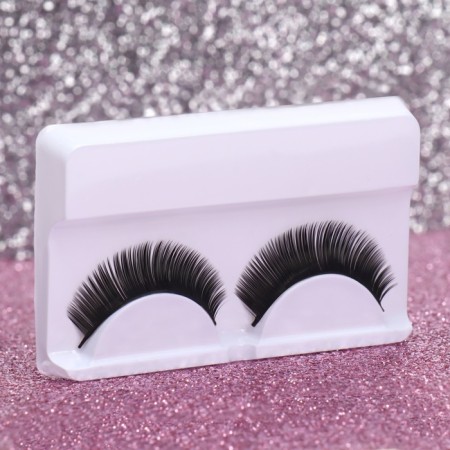 Falled eyelashes "Magic look", without glue, black color-1