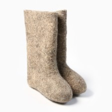 Book boots, gray color, size 33