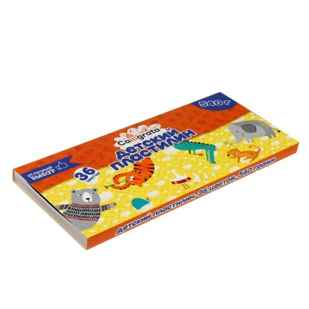 Calligrata plasticine, 36 colors, 540 g-1