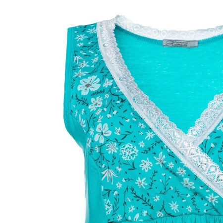 Night shirt female, color menthol, size 46-6