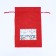 Gift bag with thermal monklake, 20 x 30 cm, red