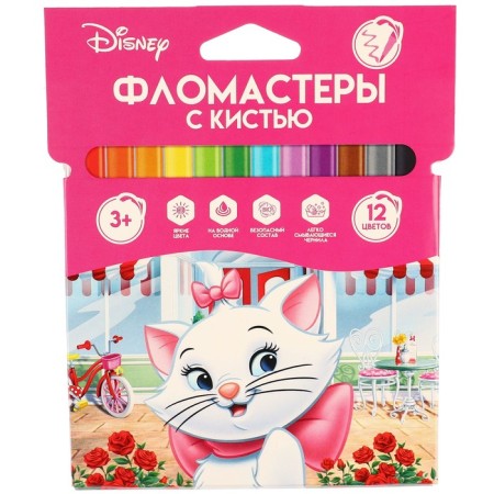Fleeters with a brush, 12 colors, cats aristocrats-4