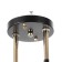 Artemis chandelier 3he27 40W black and gold 52x20x27 cm