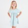 Children's dress with KAFTAN pocket, p. 30 (98-104), mint