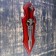 Souvenir sword on a tablet, blade 27 cm, handle with the head of the old man
