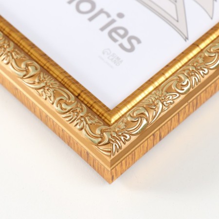 Photo frame Plastic "Vintage" 15x21 cm, gold-2
