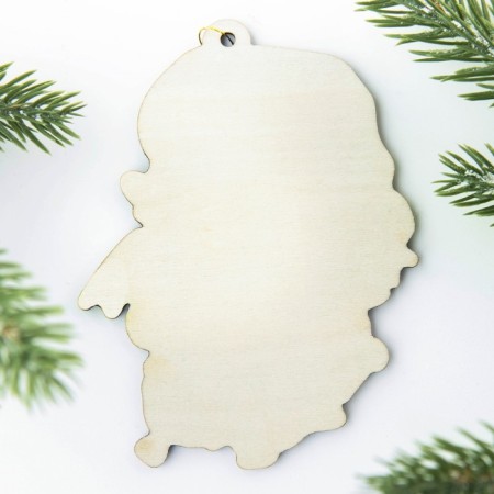 New Year's pendant made of wood "Miracle", 10.5 x 8 cm-2