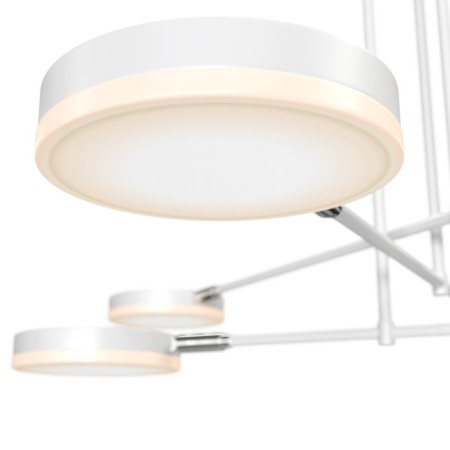 Suspension lamp Maytoni Mod070PL-L36W3K, 6XLED, 40W, 55x89x61 cm, 2500lm, white color-4