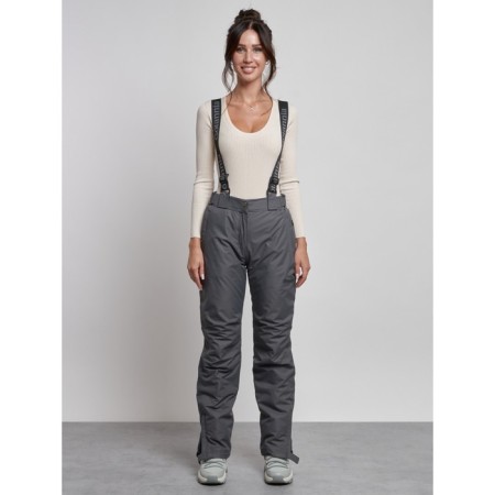 Semi -combinezone ski insulated female winter, size 44, color gray color