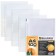 A4 Lesch folder with perforation of Brauberg "Orange crust", 45 μm, 100 pieces in packaging, matte