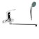 ACCOONA A7140 bath mixer, single -leaf, pouring 300 mm, with a shower set, chrome