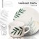 Tea couple ceramic "leaves", 200 ml, white color