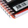 A4 notebook, 96 sheets in a cage on the crest of Line Neon, plastic cover, matte lamination, 4 color separator, orange