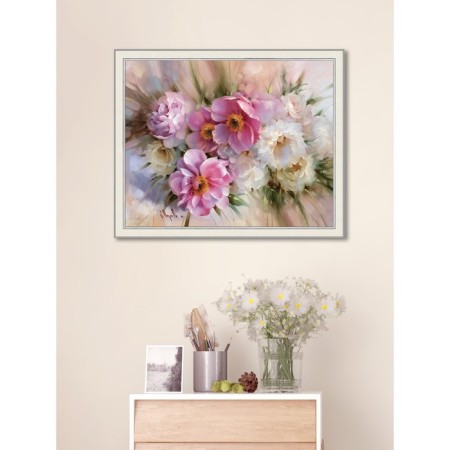 Reproduction of the painting "Tender Bouquet", 40x50, frame (45-a355)-6