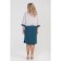 Female dress, size 54, turquoise color