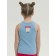 T -shirt for girls, height 86 cm, blue color